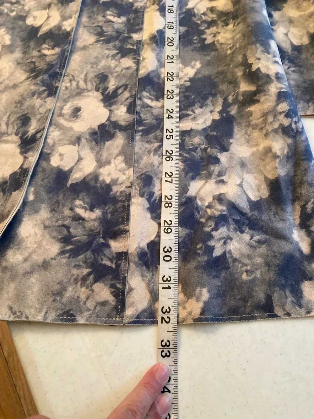 Premise Navy & Cream Floral Open Front Blazer - Picture 9 of 9